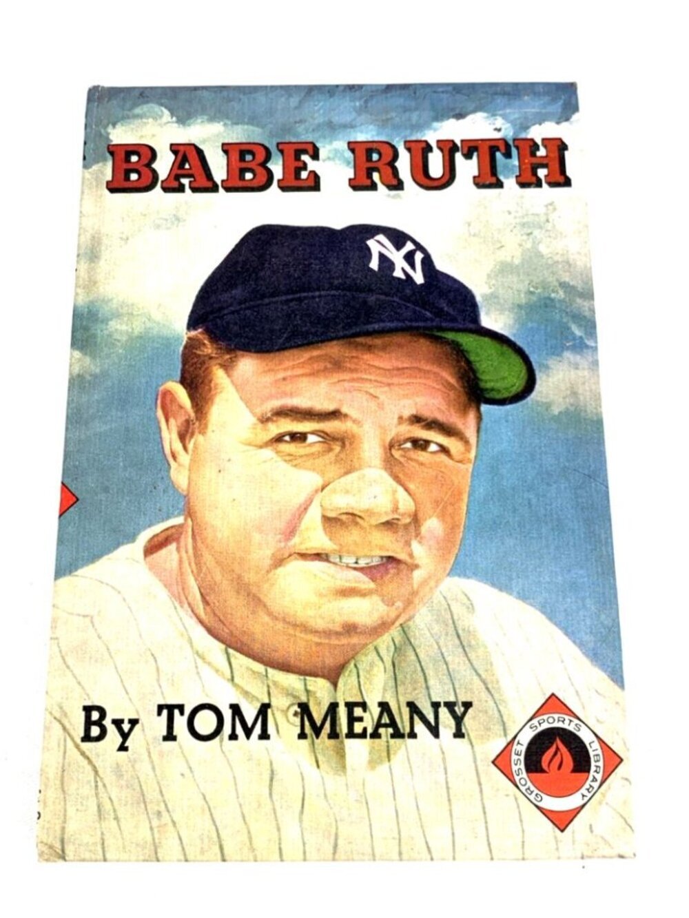 Babe Ruth Book Tom Meany Vintage Hardcover Baseball 1971 USA